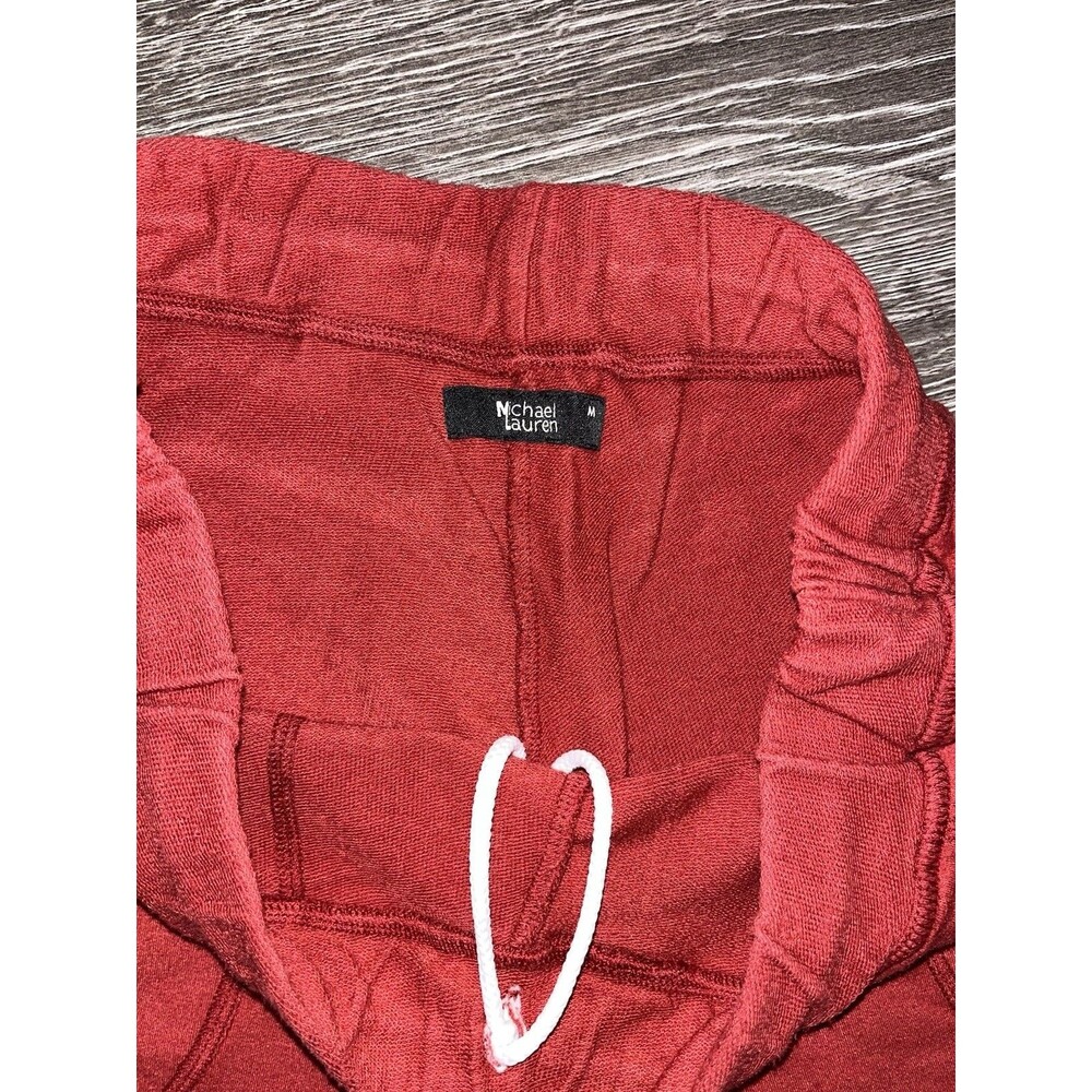 Michael Lauren Mabel Brick Red Pants- Medium Wide Leg Ab - Picture 4 of 5